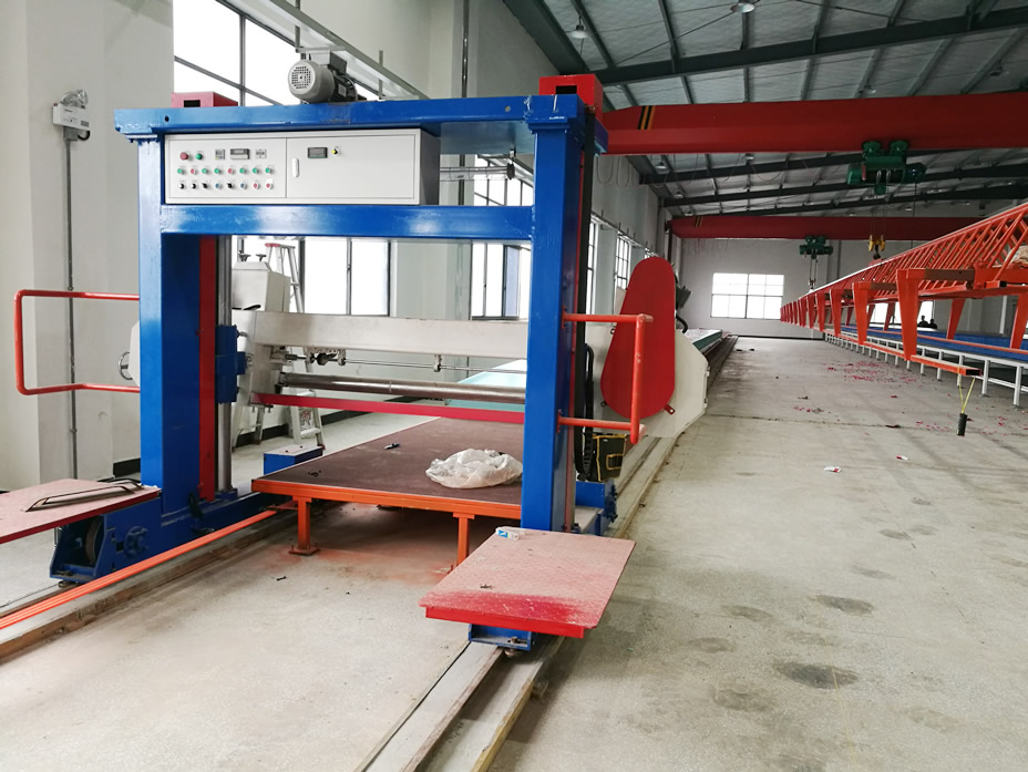 Horizontal Long Track Foam Cutting Machine